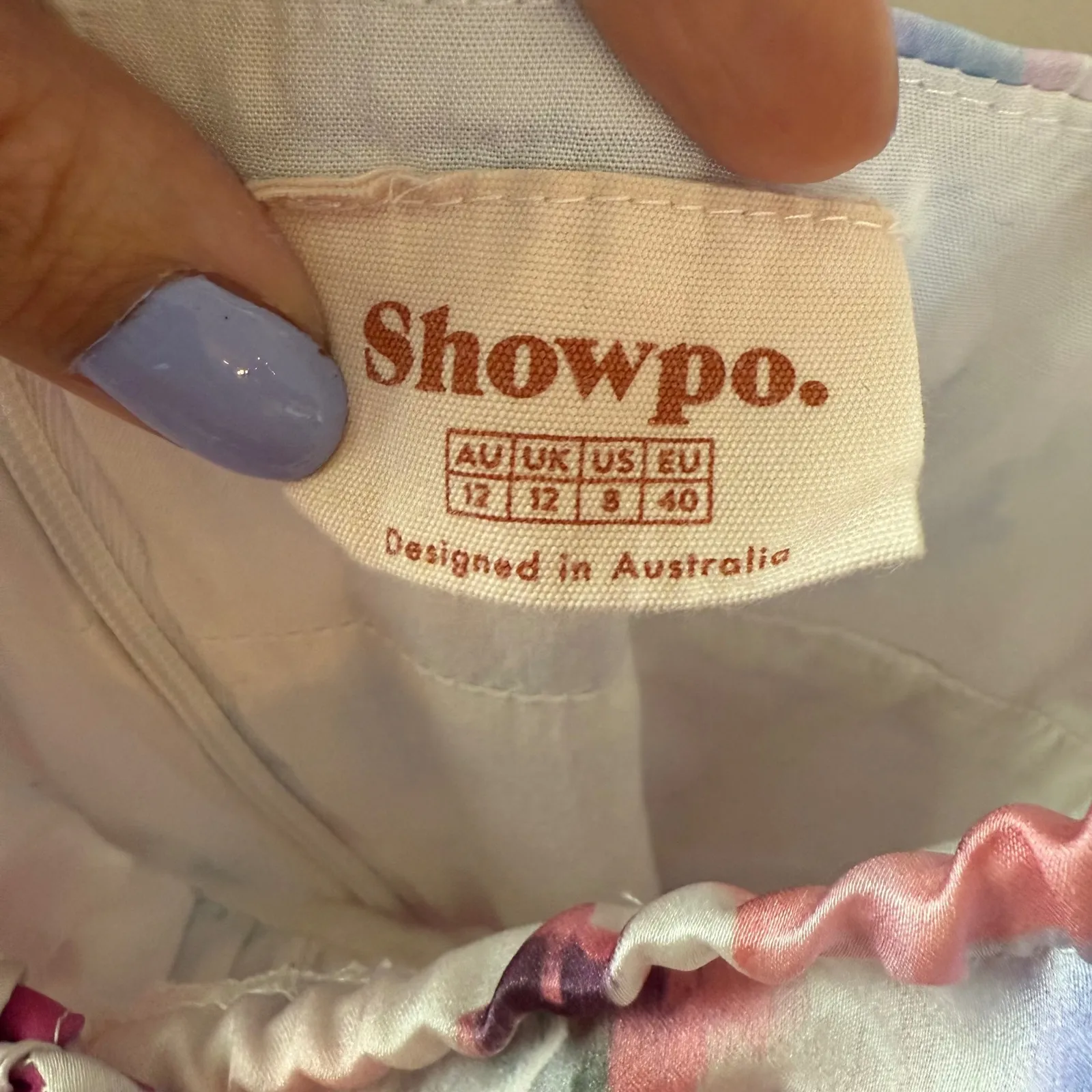 Showpo Floral Mini Dress‎ Womens Size 8 (M) Pink - Image 5