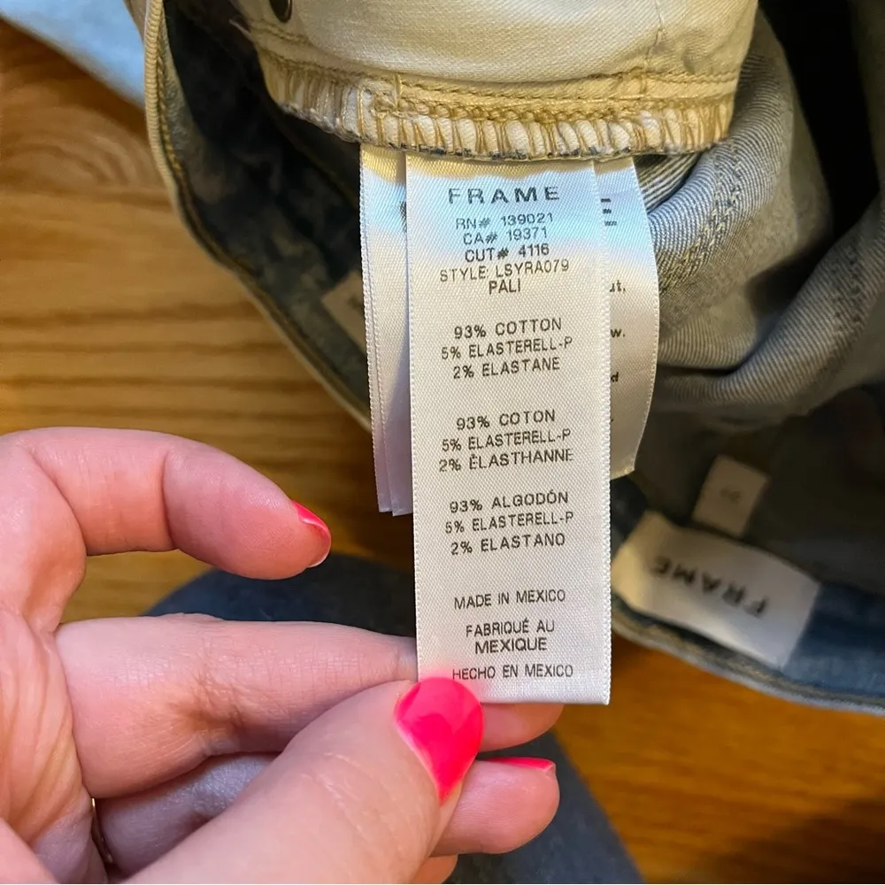 FRAME Le Sylvie Slender Straight jeans size 27 - Image 8