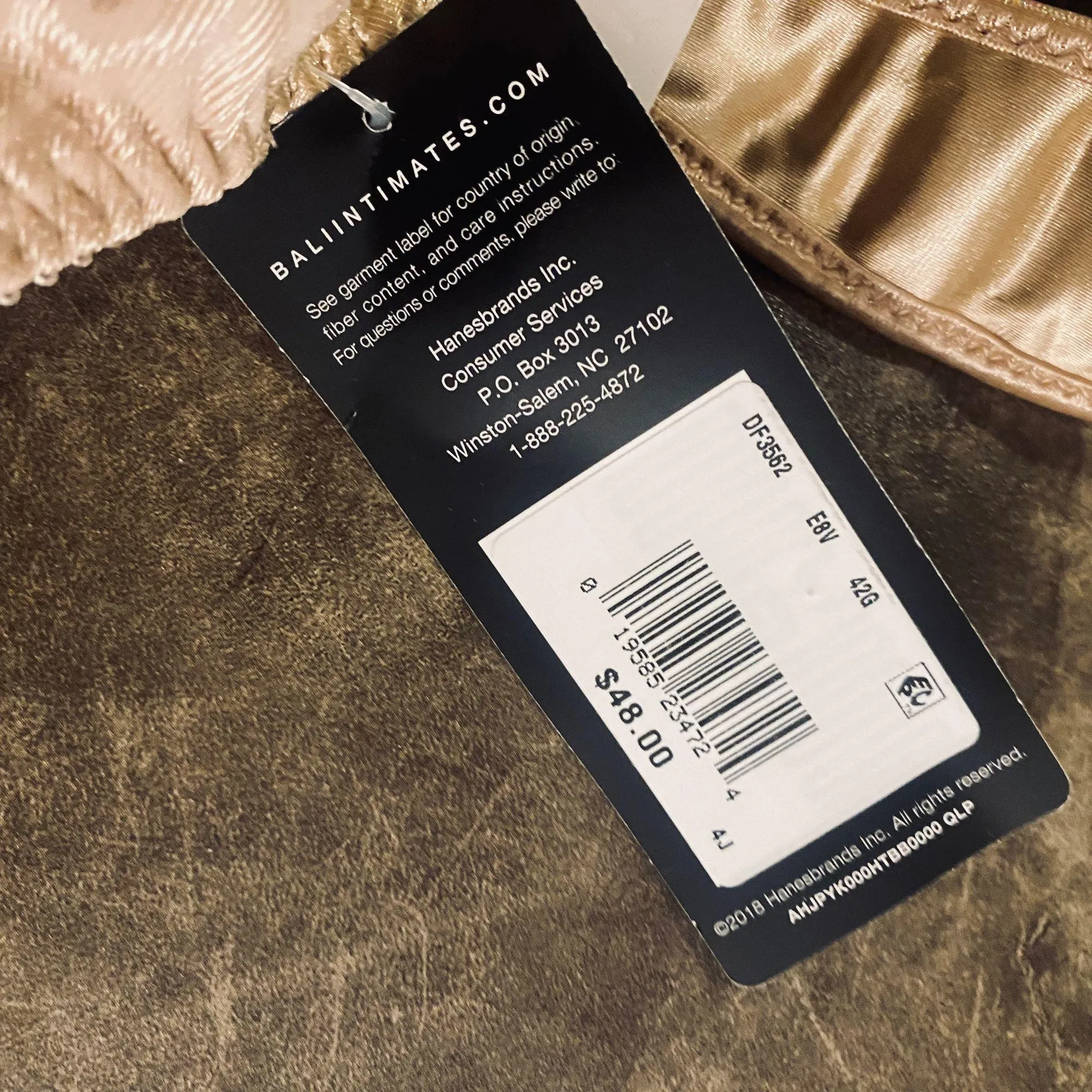 Bali Womens Satin Tracings Minimizer Bra, Maximum Support Underwire Bra - Image 10