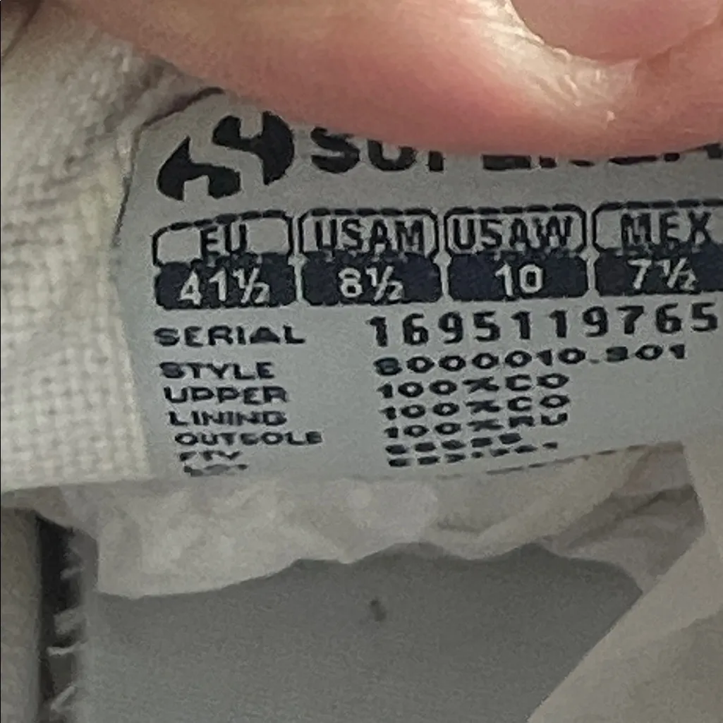 Superga 2750 Cotu Classic canvas women’s sneaker, size 10 > - Image 7