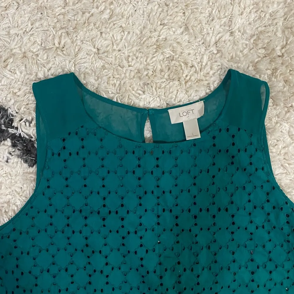 Loft Eyelet Sleeveless Blouse - Image 2