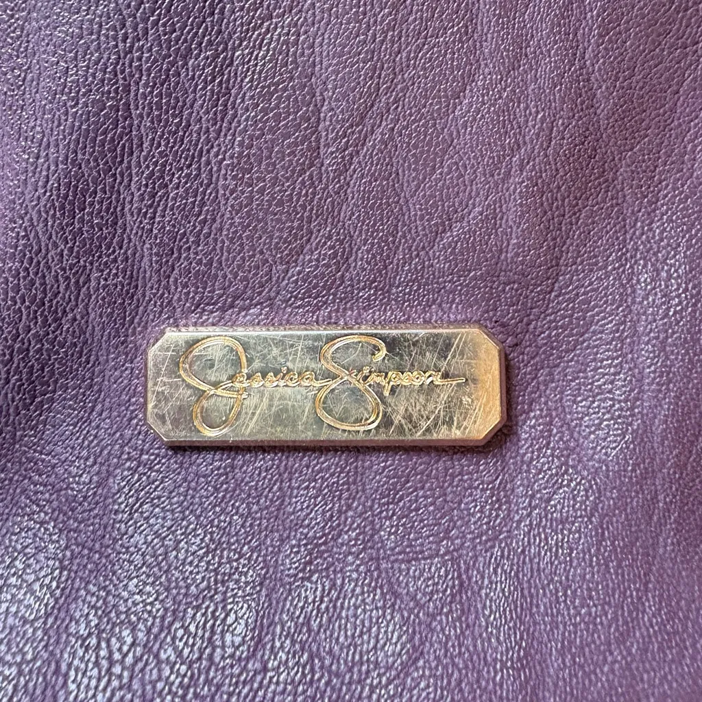 Jessica Simpson  Dark Purple Studded Shoulder Bag - Image 5