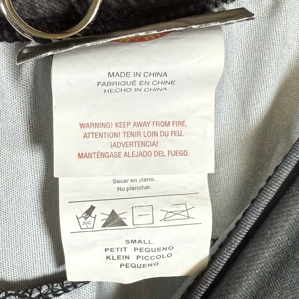 Pleated Midi Skirt Small Charcoal Gray Long Modest Gothcore Wednesday Addams - Image 5