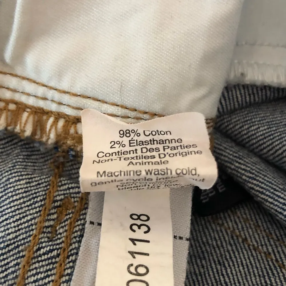 Madewell Jeans 9” High Rise Skinny Crop Jeans in Bruce Wash Distressed size 26 - Image 12