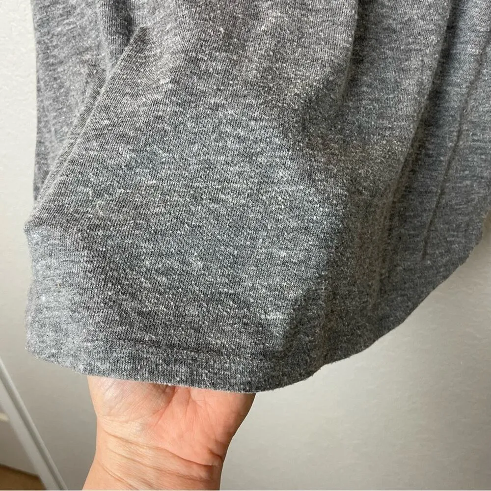 JUNK FOOD Vintage Feel Houston Texans Gray Henley Shirt Size L - Image 7