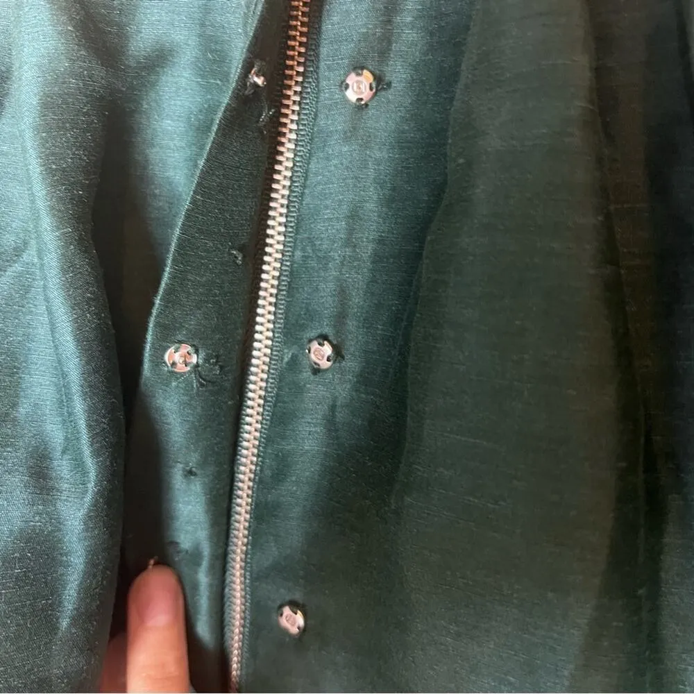 Aje Mimosa Cutout Midi Dress size 12 Green - Image 11