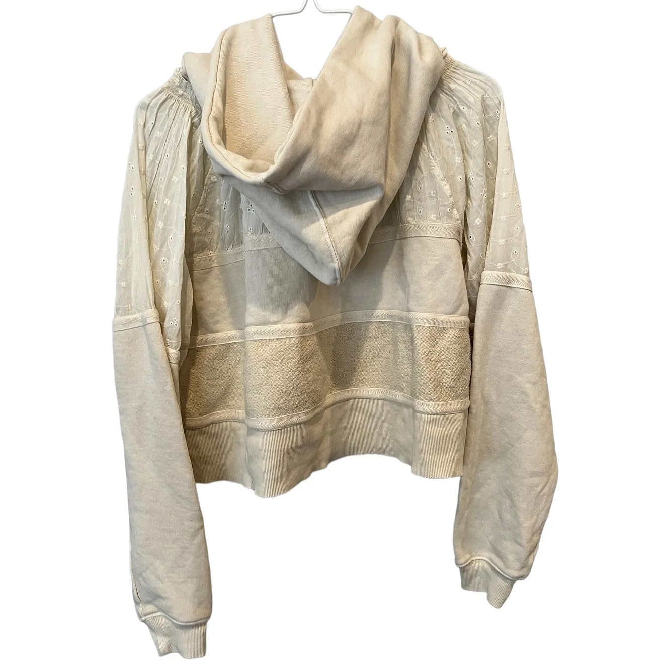 Free People Piper Pullover Cropped Hoodie Size Small - Image 6