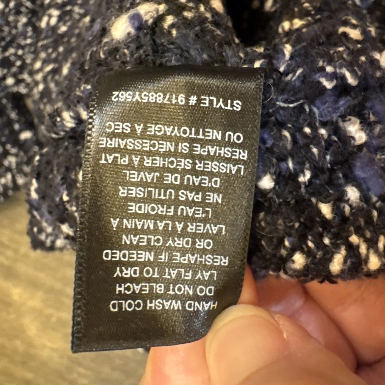 Rebecca Taylor Boucle Cold-Shoulder Mock-Neck Sweater In Black Size Medium - Image 7