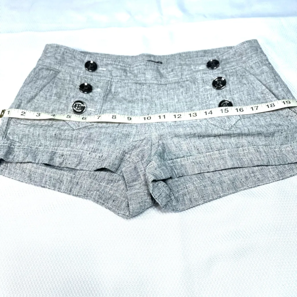 Express Gray High Waist Shorts with Nautical Flair - Image 3
