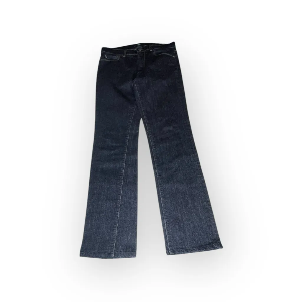 new 7 For All Mankind® ㋛ Mid Rise Straight Leg Denim Jeans ㋛ Dark Mercer ㋛ 27 - Image 7
