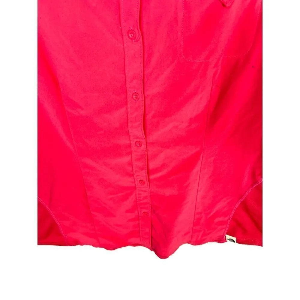 The north‎ face red button up top - Image 8