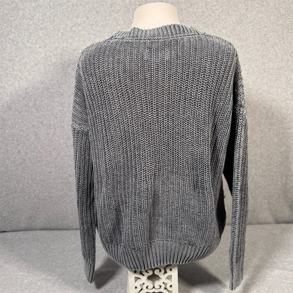 LOVE PINK Forenzia Victoria’s Secret Cotton Sweater Womens Size S Chunky Knit - Image 4