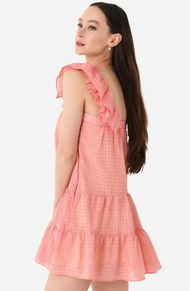 KATHARINE KIDD Maja PG Dress in Pink Gingham Print, Size L New w/Tag AMAZING!! Size L - Image 3