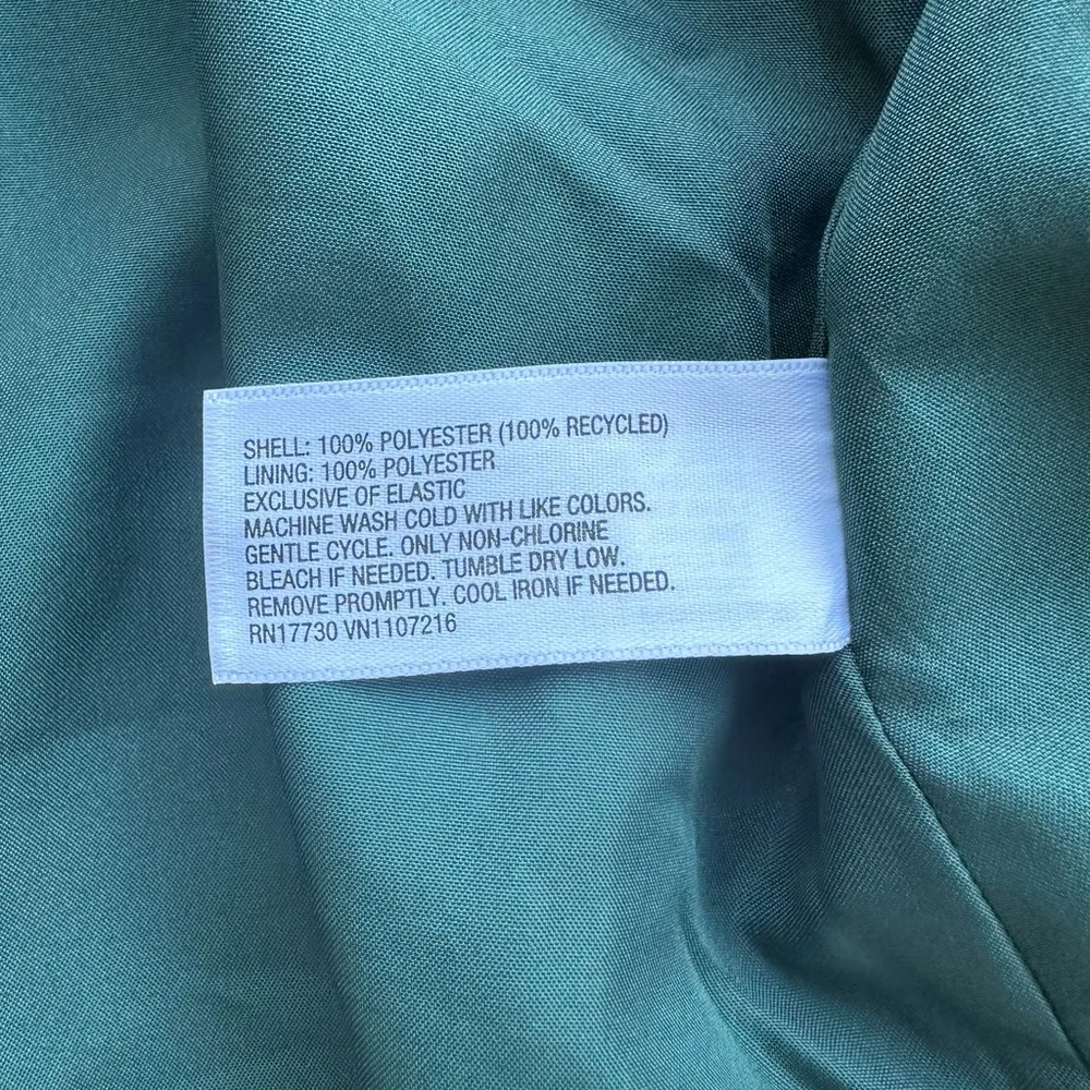 Isabel Maternity Floral Chiffon Long Sleeve Corsetry Top in Green/Black Size XXL - Image 10