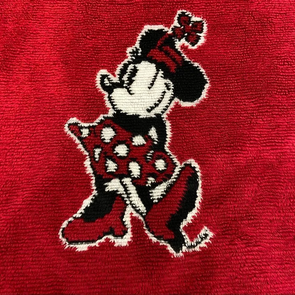 Vintage Walt Disney World Minnie Mouse Plush Pullover Sweater - Image 4