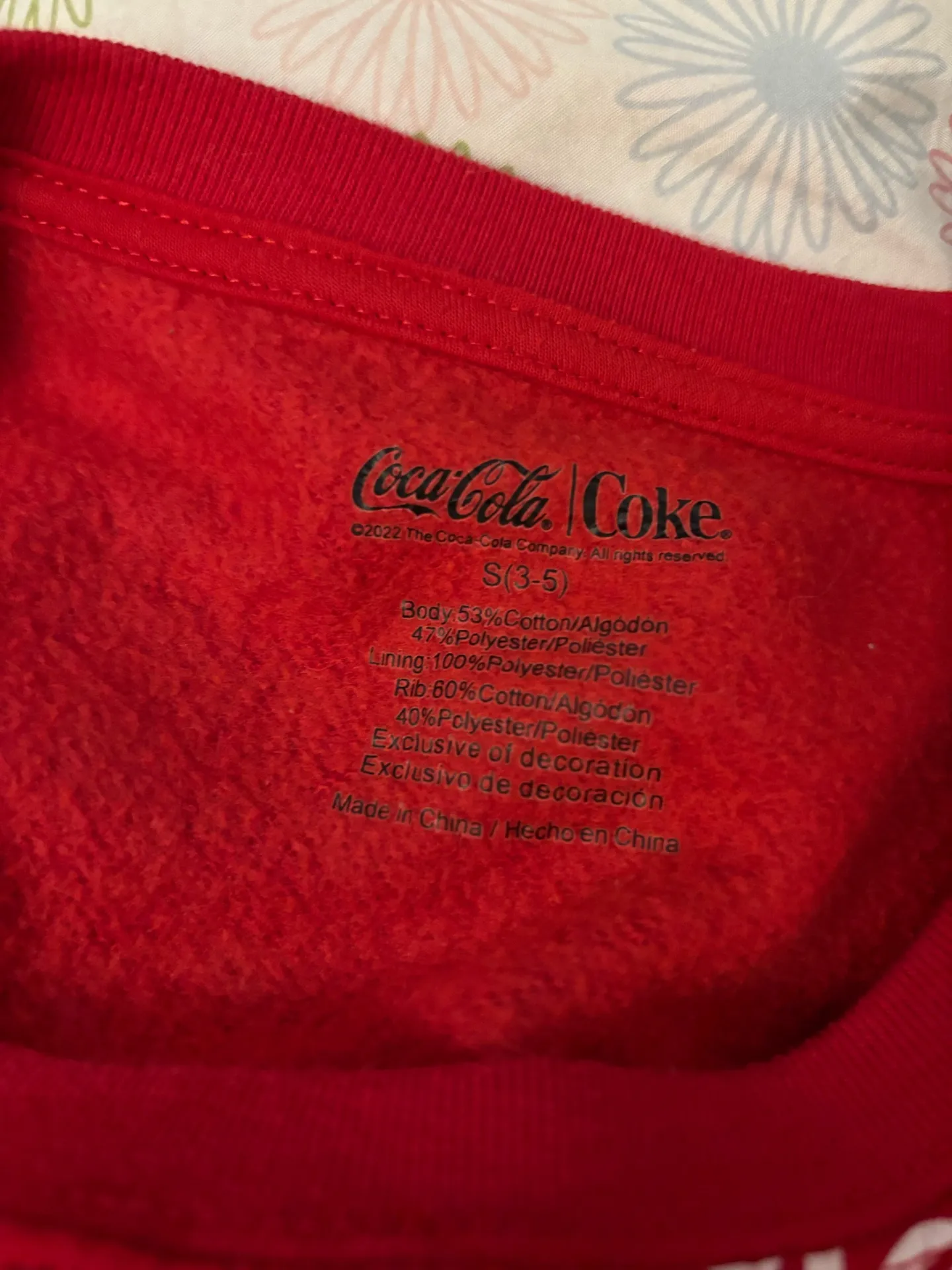 Coca Cola light up with changing colors sweatshirt - Image 4