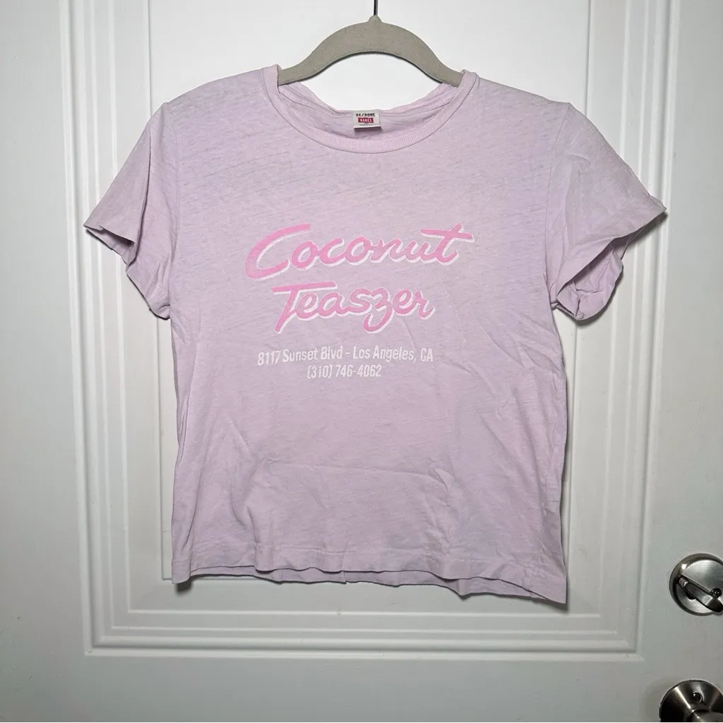 Re/Done Classic‎ Coconut Teaser Tee XS - Image 2