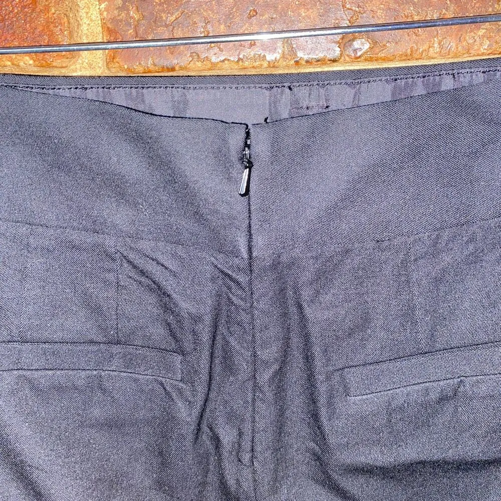 Banana Republic Black Knee Length Straight Pencil Skirt Women's Size 4 - Image 3