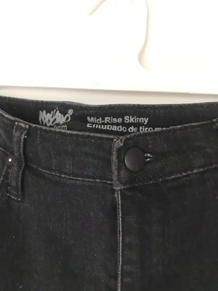 Target Black Embroidered Jeans - Image 3