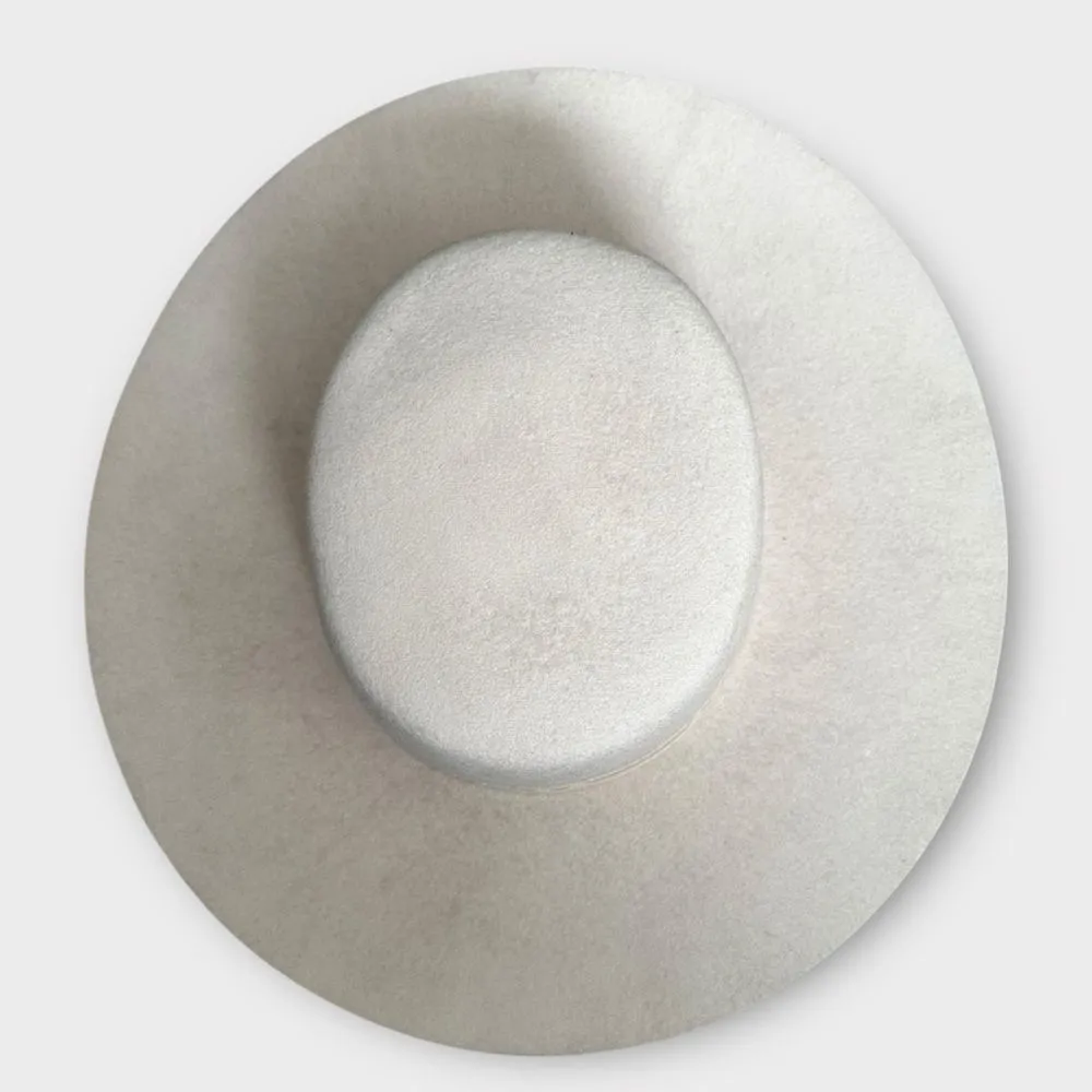 Lack of Color Women's The Sierra Rancher Gold Wide-Brimmed Wool Cream Hat M - Image 4