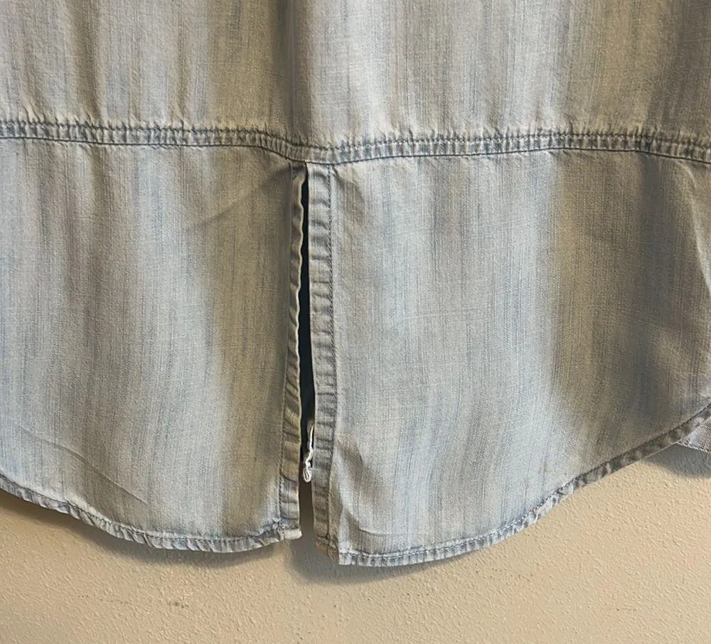 soft denim shirt Xs - Image 5