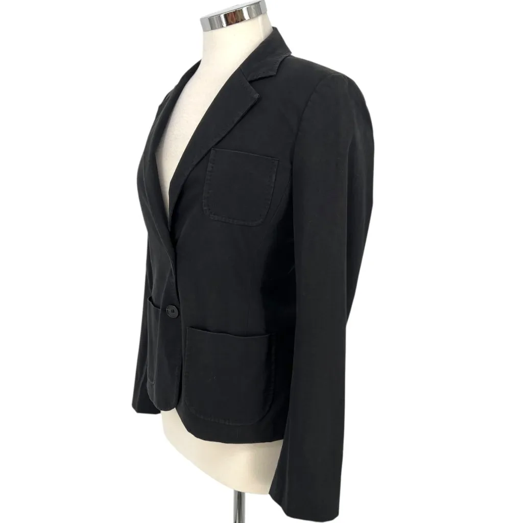 Theory Jovanna Two Button Tailored Blazer Suit Jacket Black Size 8 - Image 6