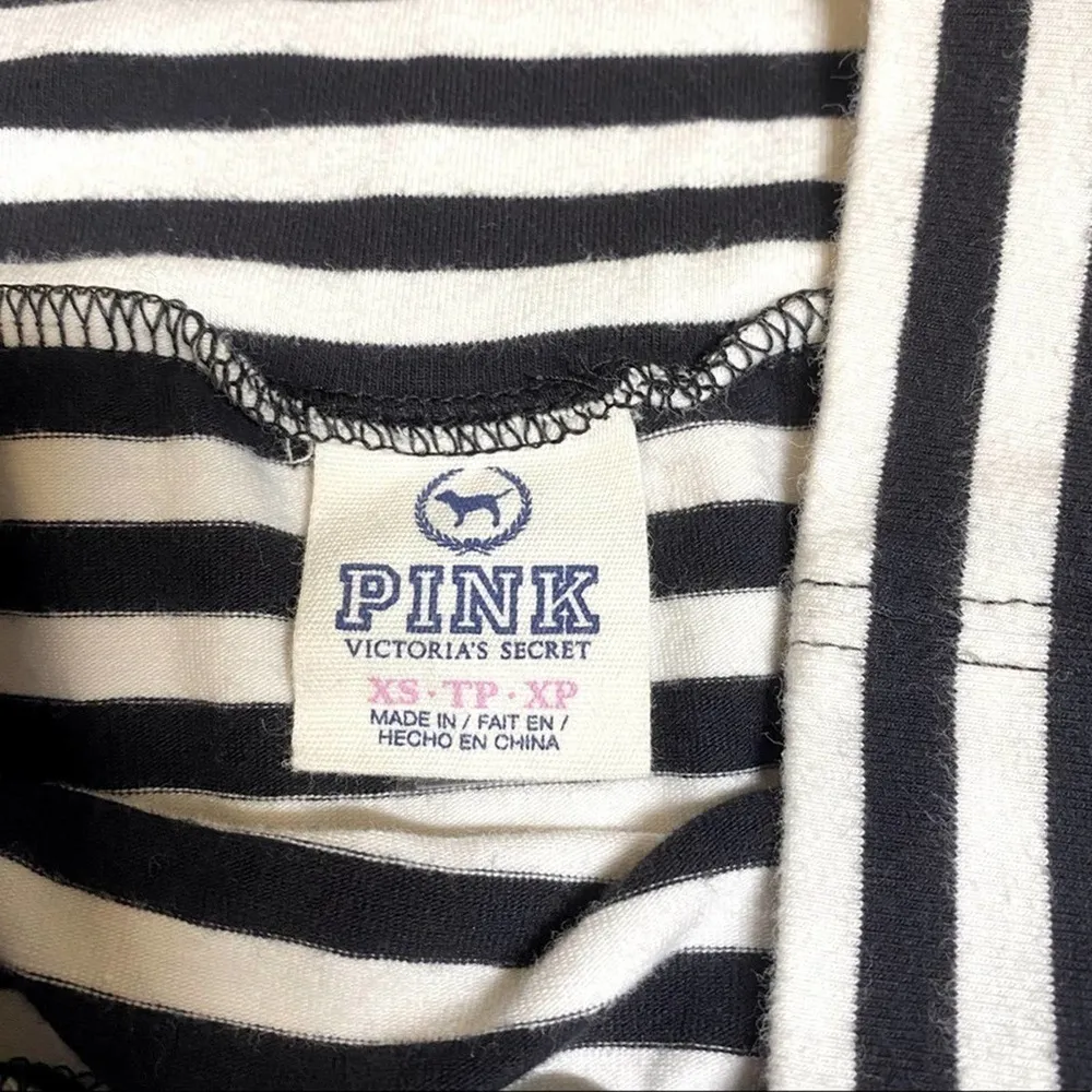 PINK VICTORIA’S SECRET Striped Fitted Stretch Mini Skirt - Image 6