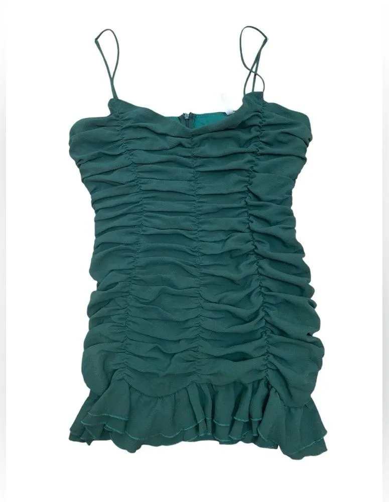 Ruched Bodycon Dress in Green
LUCY IN THE SKY - Image 2