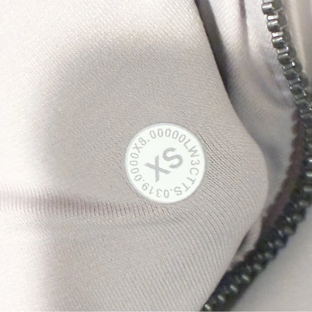 Lululemon Women's Swept Along  Athletic Jacket Dark Chrome Gray Full Zip Size XS - Image 5