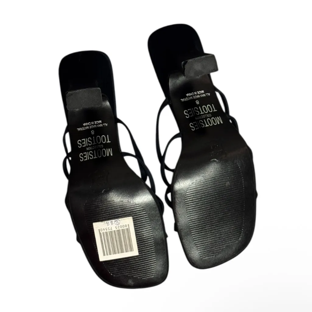 Mootsies Tootsies Black Strappy Heeled Sandals - Image 4