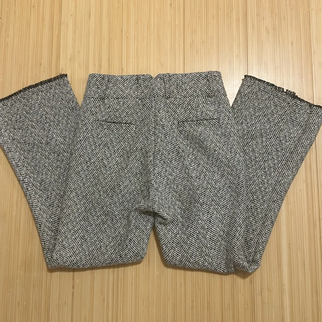 Herringbone sweater trousers Gray Size XS - Image 6