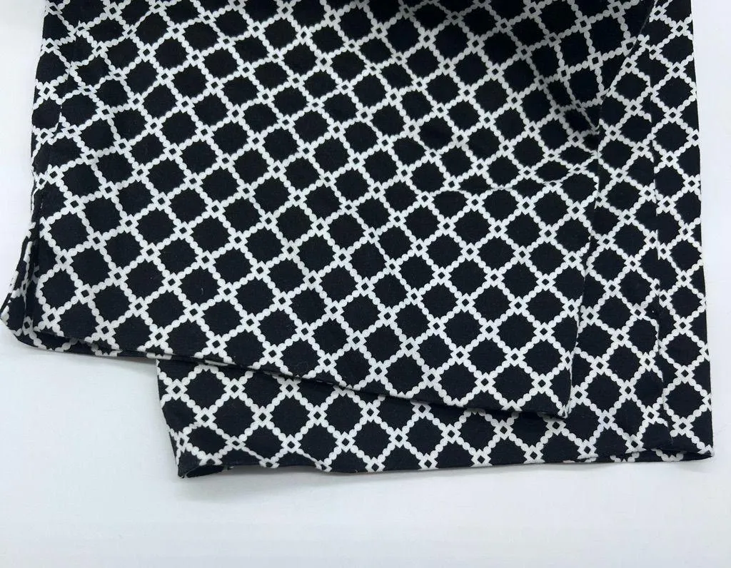 Zac & Rachel Black and White Patterned Men's Dress Pants Size 18W - Image 8