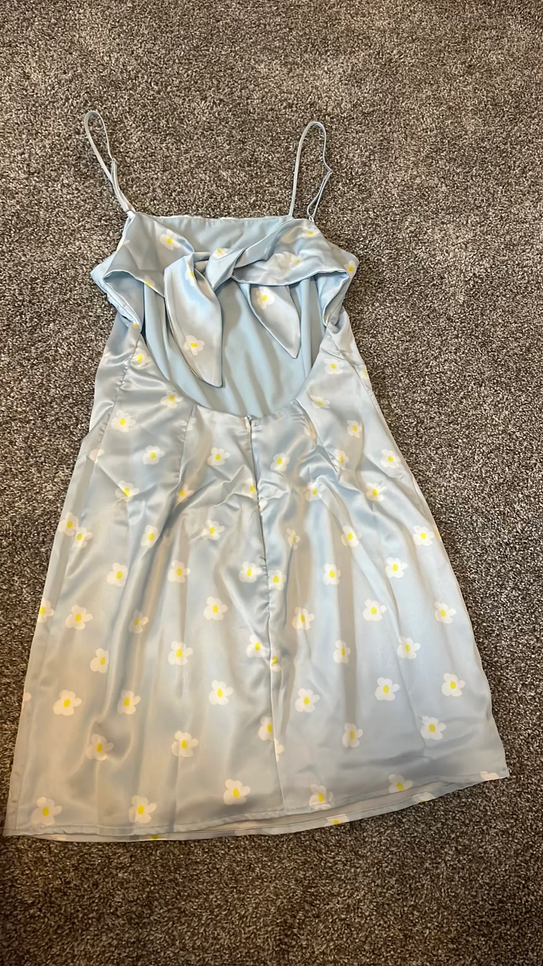 Blue Floral Dress - Image 3