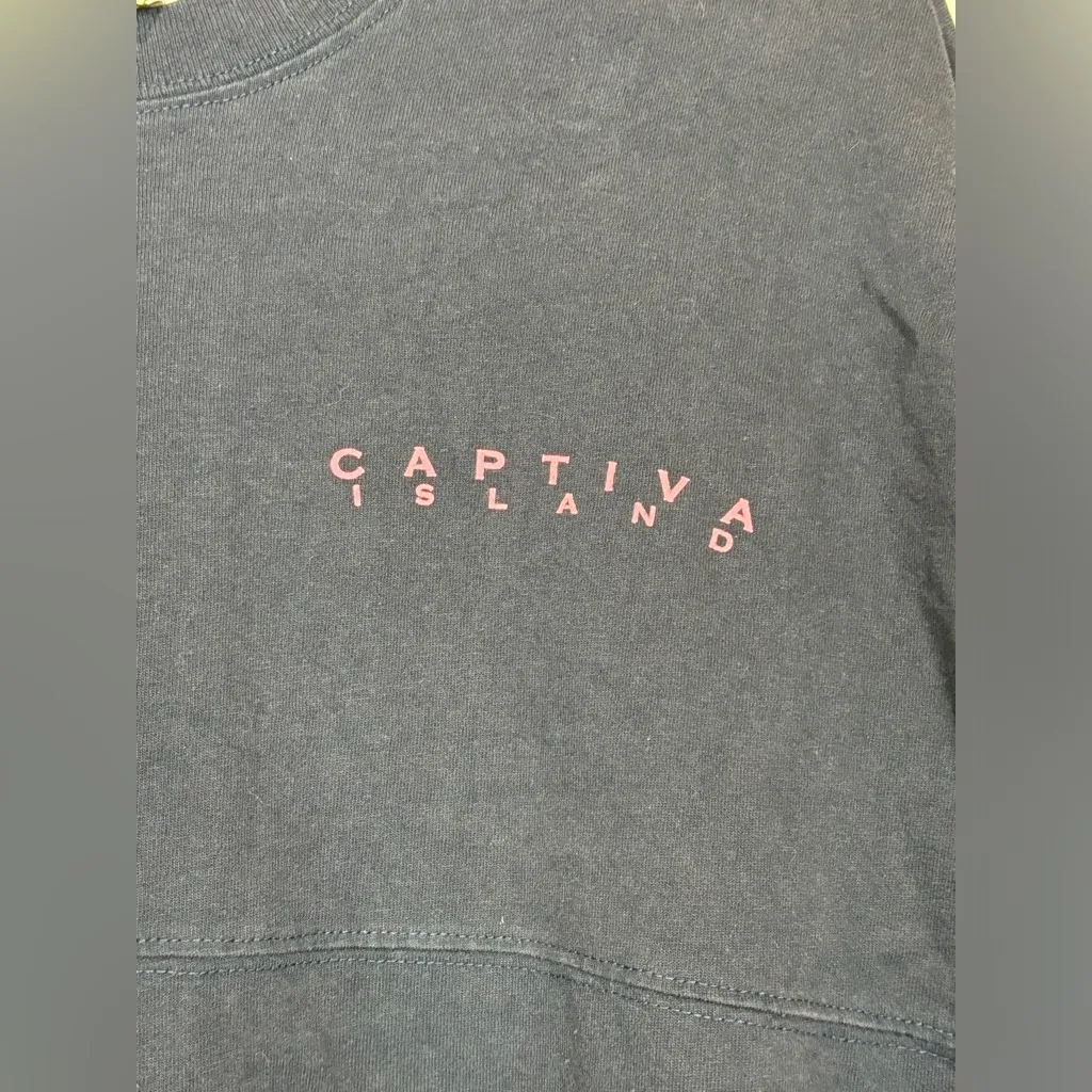 West Trend Woman’s Long Sleeve Captiva Island Tourist Tee Size Large Blue - Image 2