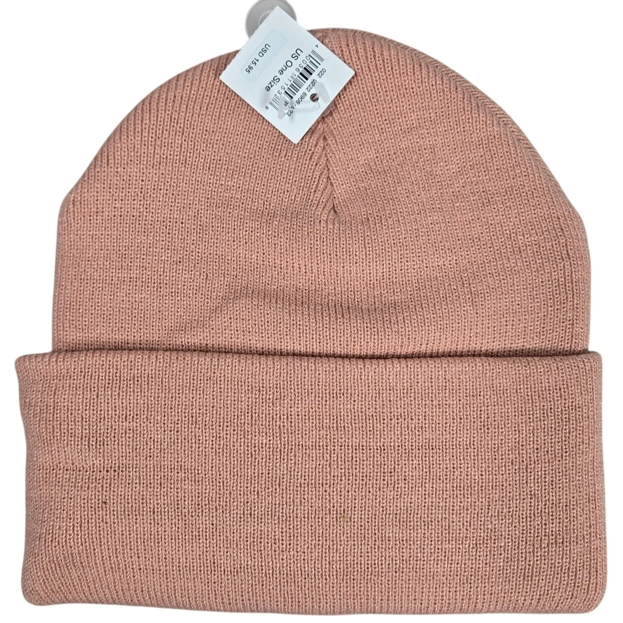 American Eagle AE‎ Workwear Beanie in Peach One Size NWT - Image 2