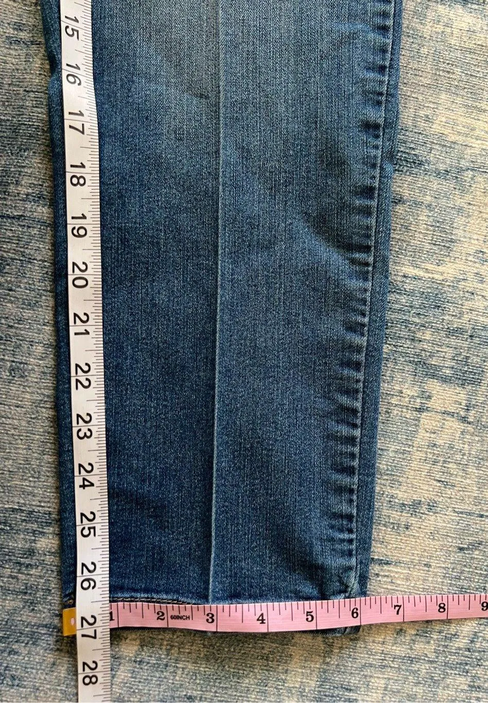 NYDJ Blue Denim Ankle Jeans w Lift Tuck Technology Size 14 - Image 8