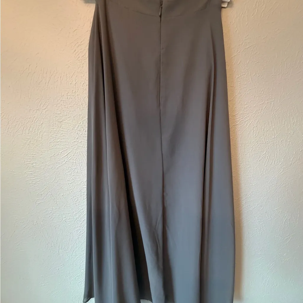 Azazie Gray Chiffon Fabric - Image 3