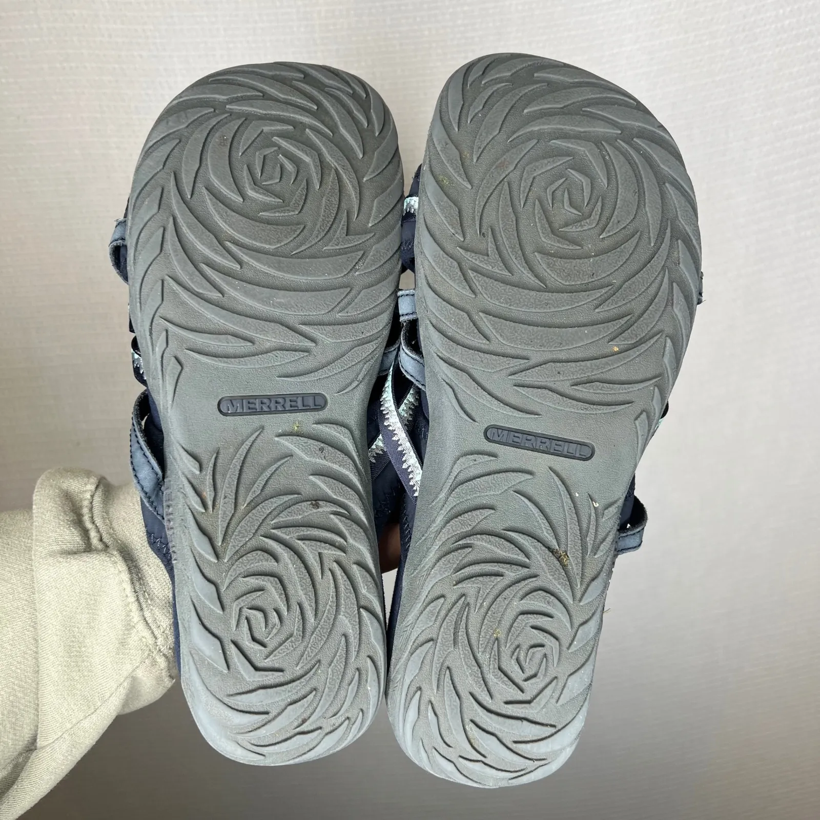 Merrell Women's Slip On Comfort Navy Sport Sandals Size 10 - Image 4