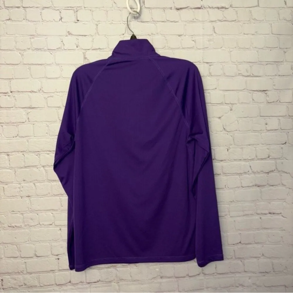 ALO yoga spirit purple 1/4 zip active pullover ladies team jacket Cougars Small - Image 6