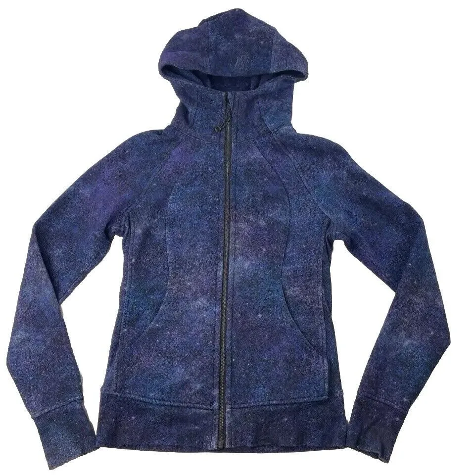 Lululemon Scuba Hoodie‎ Sweatshirt Fleece Polar Lights Blue Size 4 - Image 6