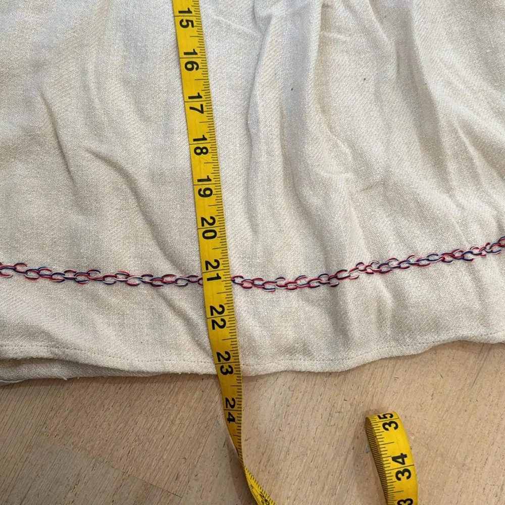 Ulla Johnson Katya Crochet-trimmed Embroidered Silk-noil Blouse In Natural NWT - Image 8