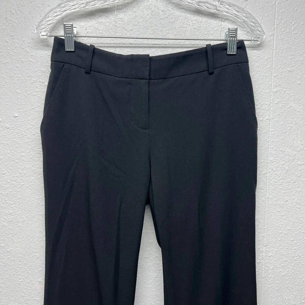 BCBGMaxazria Women's Office Career Business Workwear Black Trouser Pants Size 2 - Image 3