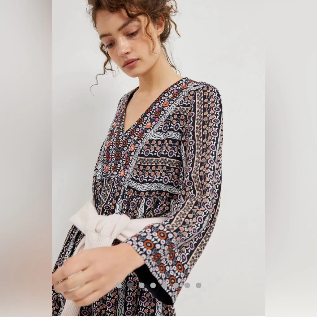 Anthropologie Maeve Naomi Embroidered Dress - Image 2