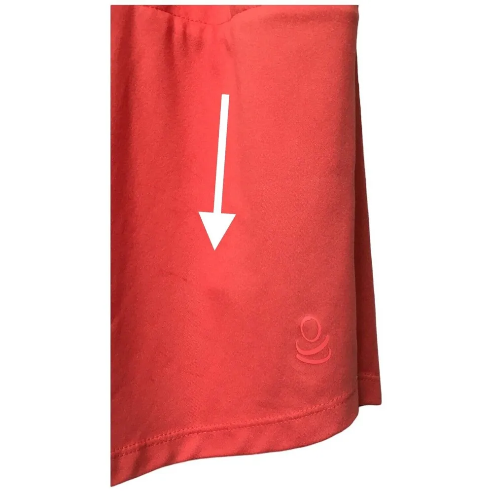 Cuddl Duds Womens Size S Flexwear Romper Tank Dress Sleeveless Spiced Coral - Image 6