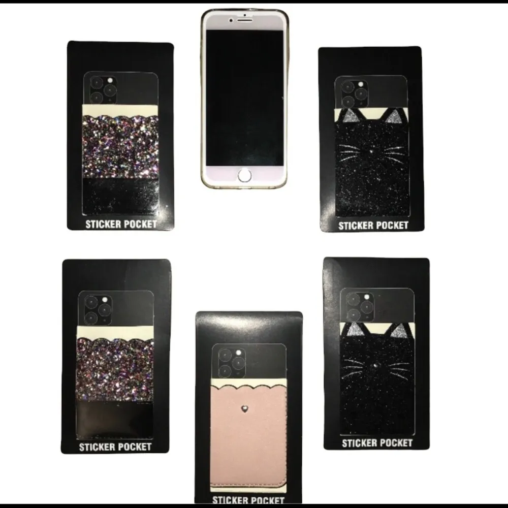 Sticker Phone Wallet $/Card Holder (Multi - Image 2