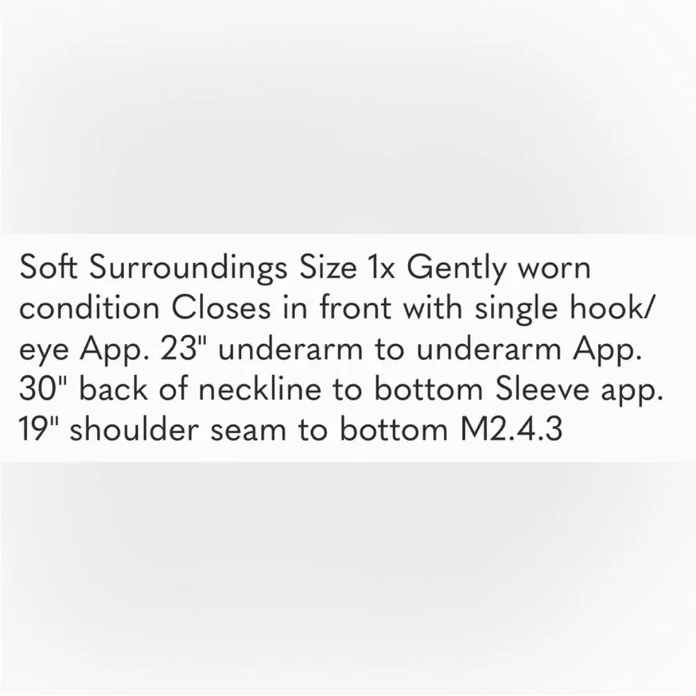 Soft surroundings Linen/Cotton Topper Blazer, 1X - Image 7