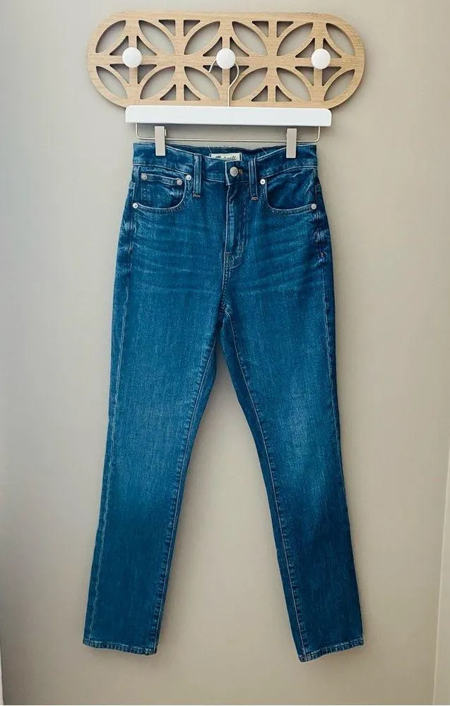 Madewell The High-Rise Slim Boyjean Denim Jeans Blue Sz 23 - Image 3