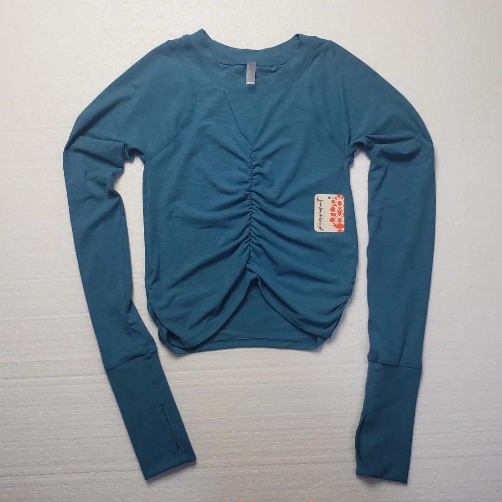 Free People Movement Women's Tempo Long Sleeve in Celestial Blue size S NWT - Image 5