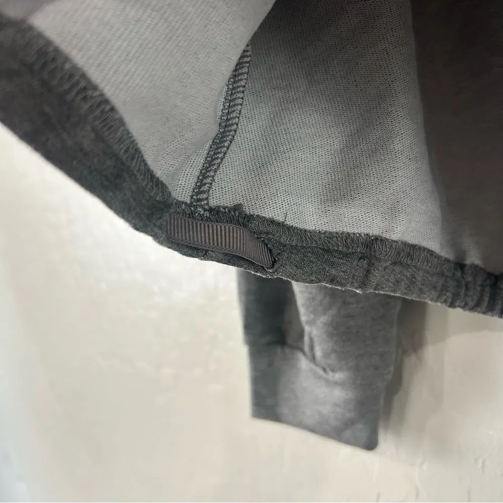 Fabletics Luxe Cinched Pullover Gray NWT Size Medium Adjustable Hem Oversized - Image 5