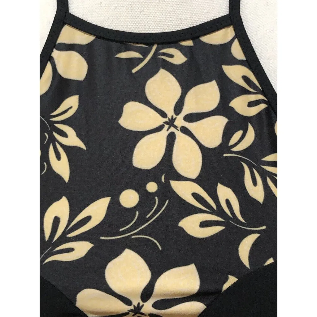 Apparel Bikini Top ~ Black/Tan~ Size Medium Black - Image 2